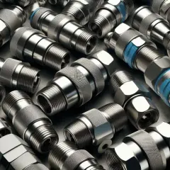 Metalowe szybkozłączki pneumatyczne, idealne do połączeń, gdzie nie stosuje się pakuł.