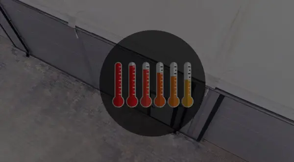 Termometry wskazują optymalną temperaturę dla ogrzewania hali 200m2.