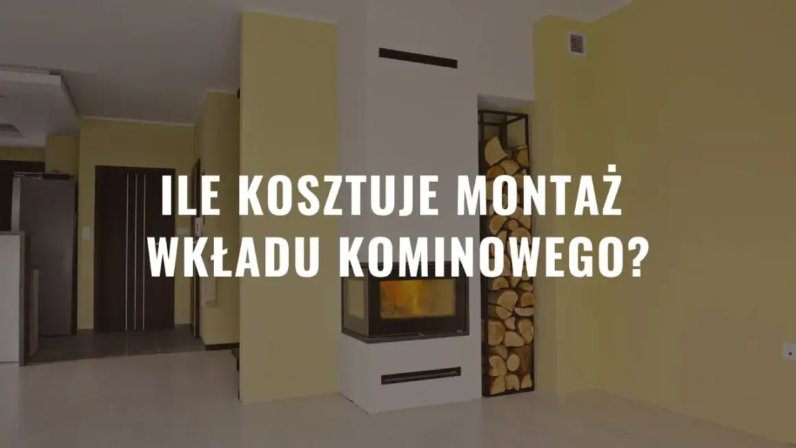 Nowoczesny kominek z miejscem na drewno. Ile kosztuje montaż kominka?